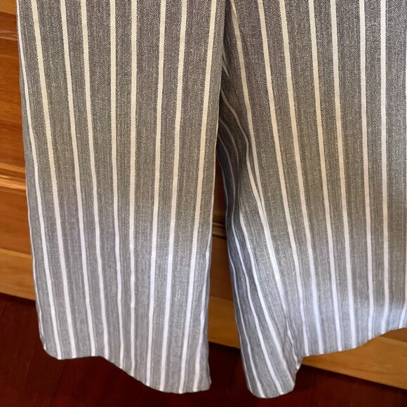 PRICED TO SELL - See Description for details — Black & White Striped Jumpsuit - Picture 10 of 12